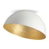 Lampy sufitowe - Sfera D50 lampa sufitowa 1-punktowa biała/złoty 32465 - miniaturka - grafika 1