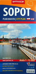 Sopot. Plan miasta - Atlasy i mapy - miniaturka - grafika 1