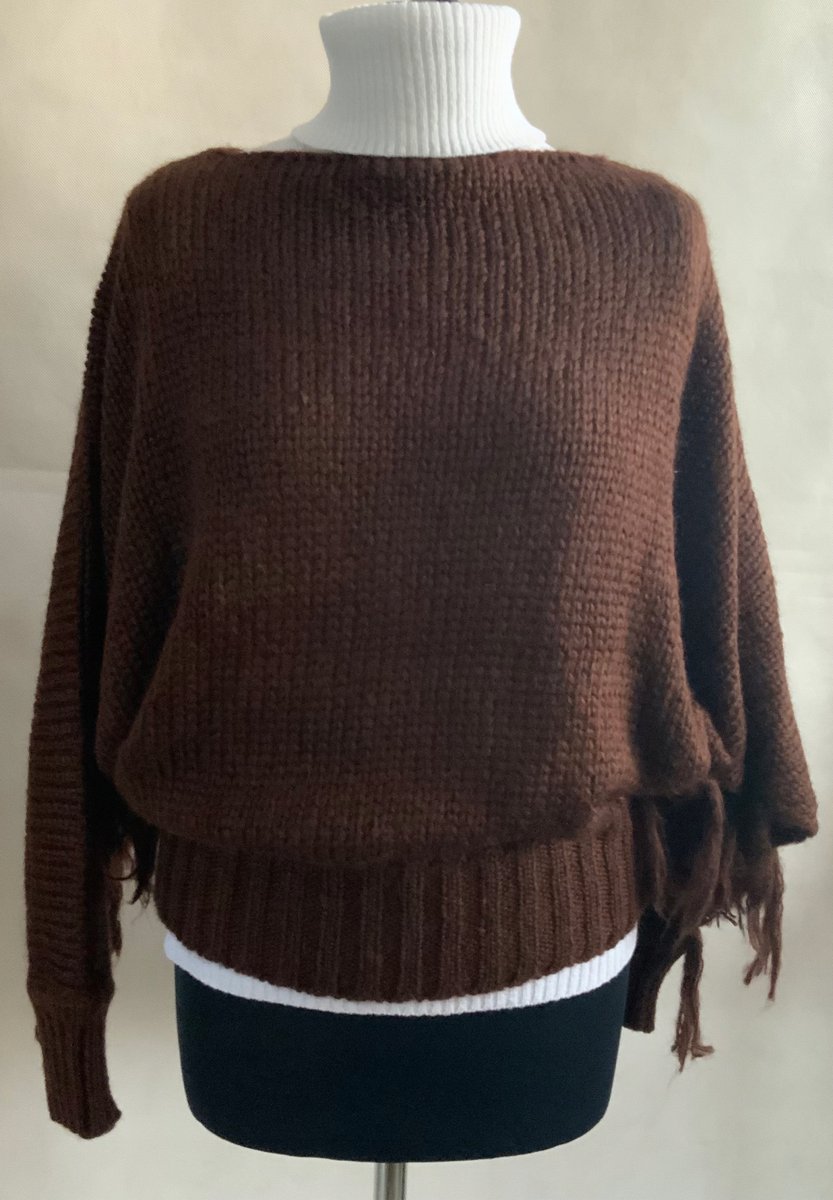 SWETER DAMSKI PONCZO Prezent dla niej PREZENTY URODZINY, WALENTYNKI