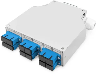 FIBER OPTIC DIN RAIL BOX OS2 DN-963890 - Pozostałe akcesoria sieciowe - miniaturka - grafika 1