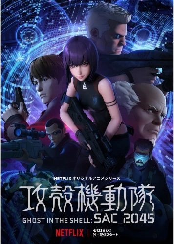 Plakat Anime Ghost in the Shell GITS_043 A2 Custom Manga