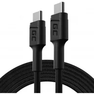 Kable USB - Kabel Green Cell GC PowerStream USB-C - USB-C 200cm, szybkie ładowanie Power Delivery (60W), Ultra Charge, QC 3.0 - miniaturka - grafika 1