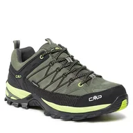 Półbuty męskie - Trekkingi CMP Rigel Low Trekking Shoes Wp 3Q13247 Kaki-Acido 02fp - miniaturka - grafika 1