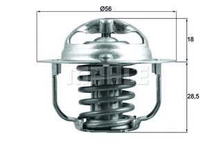 Termostat, płyn chłodzący Mahle TX 208 91D - Termostaty - miniaturka - grafika 1