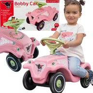 Chodziki - BIG Jeździk Bobby Car Classic Flower Różowy - miniaturka - grafika 1