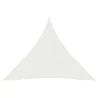 Parasole ogrodowe - vidaXL Żagiel przeciwsłoneczny, 160 g/m, biały, 4x4x4 m, HDPE vidaXL - miniaturka - grafika 1