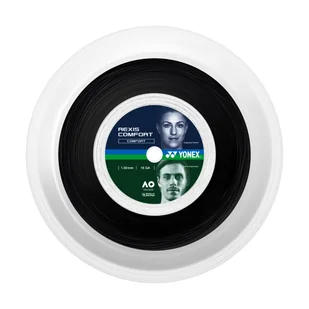 Naciąg tenisowy Yonex  Rexis Comfort Black Reel (200 m)  1,30 mm - Tenis ziemny - miniaturka - grafika 1