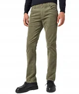 Spodnie męskie - Sztruksy Wrangler Greensboro 112355087 Dusty Olive W 40 / L 30 - miniaturka - grafika 1