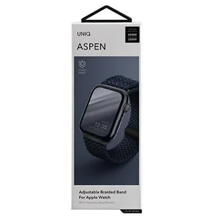 UNIQ pasek Aspen Apple Watch 40/38/41mm Braided niebieski/oxford blue - Akcesoria do smartwatchy - miniaturka - grafika 11