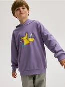 Bluzy dla chłopców - Reserved - Bluza oversize Pokémon - fioletowy - miniaturka - grafika 1