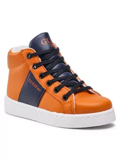 Buty dla chłopców - Guess Sneakersy FILUH8 ELE12 Pomarańczowy - grafika 1