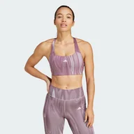Bielizna sportowa damska - Biustonosz Powerimpact Training Medium-Support 3-Stripes - miniaturka - grafika 1