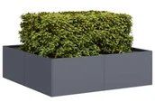 Donice - Elior Prostokątna donica antracytowa do ogrodu S9-R50 - miniaturka - grafika 1