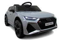 Pojazdy elektryczne dla dzieci - AUDI RS6 GT SZARY Auto na akumulator EVA Skóra pilot - miniaturka - grafika 1