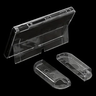 TEMU Przezroczysta osłona ochronna z uchwytem, solidna i trudna do spadku, osłona ochronna dla Oled - Akcesoria do Nintendo - miniaturka - grafika 1