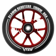 Akcesoria do skatingu - Slamm Slamm V-Ten II 110mm kółko do hulajnogi wyczynowej Red SL582-RED - miniaturka - grafika 1