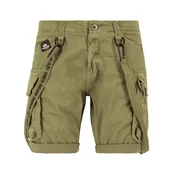 Spodnie męskie - spodnie bojówki krótkie ALPHA INDUSTRIES - UTILITY SHORT OLIVE-33 - miniaturka - grafika 1