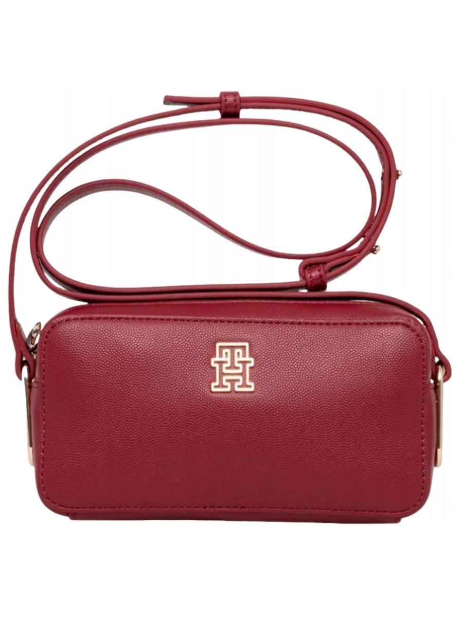 Torebka damska Tommy Hilfiger AW0AW15245 BORDOWA NA RAMIĘ MAŁA EKO SKÓRA