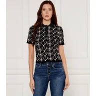 Swetry damskie - Desigual Polo DESIQUAL X M. CHRISTIAN LACROIX Slim Fit - miniaturka - grafika 1