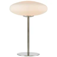Lampy stojące - Lampka stołowa Locus 108439 Markslojd szklana owalna na biurko biała - miniaturka - grafika 1