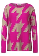 Swetry damskie - Street One Damski sweter z dzianiny (6 sztuk), Lavish Pink, 46 - miniaturka - grafika 1