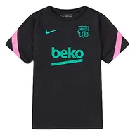 Koszulki i topy damskie - Nike Unisex dzieci Fcb Y Nk Brt Strke Top Ss Cl T-shirt czarny/różowy wiązka/(nowy zielony) (pełny sponsor-3. d) XS - miniaturka - grafika 1