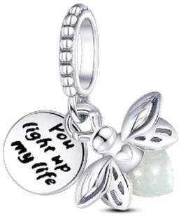 CHARMS ŚWIECĄCY W CIEMNOŚCI ŚWIETLIK ROBACZEK ŚWIĘTOJAŃSKI BEADS ORYGINALNY - Bransoletki - miniaturka - grafika 1