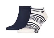 Skarpetki męskie - Tommy Hilfiger Skarpety 701222637 43-46 TH Men Sneaker 2P Irregular - miniaturka - grafika 1