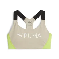 Biustonosze - Damski Stanik sportowy PUMA 4KEEPS EVERSCULPT BRA 52478590 – Beżowy - miniaturka - grafika 1