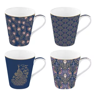 Easy Life Coffeemania Zestaw 4 kubków 300 ml Peacock - Kubki - miniaturka - grafika 1