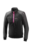 Odzież motocyklowa - Kurtka Motocyklowa Ixon Damska Czarny/Antracytowy/JasnoróżowyXXL - miniaturka - grafika 1