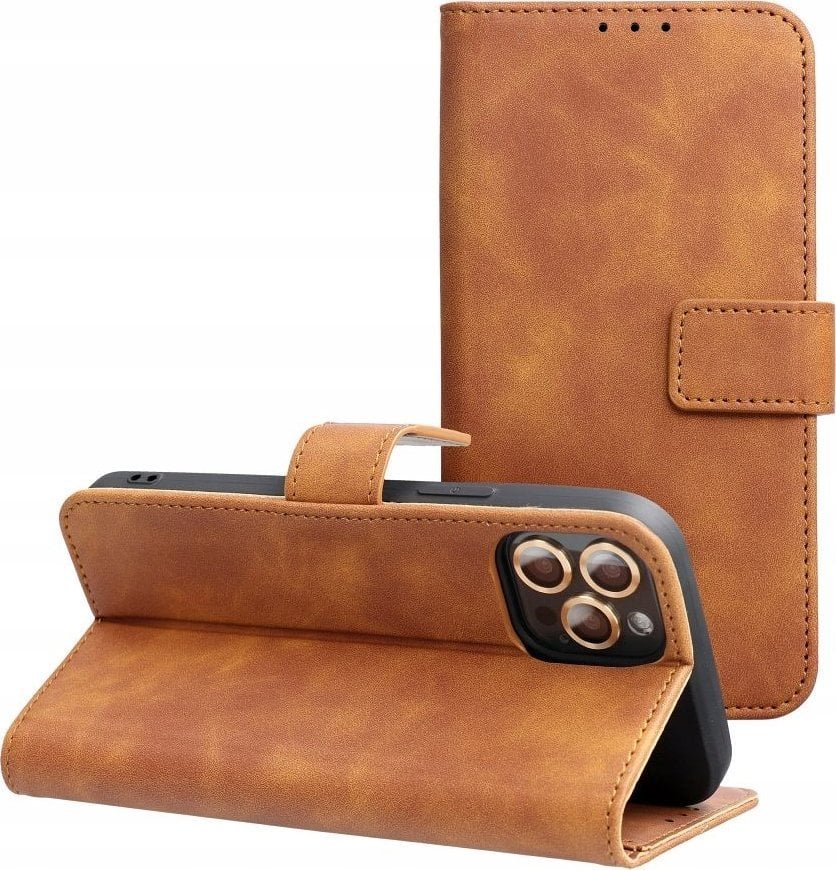 Kabura TENDER Book do XIAOMI Redmi Note 14 PRO 5G / 14 PRO PLUS 5G brązowy