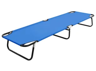 Elior Niebieski składany leżak pojedynczy S7-T33 - Leżaki ogrodowe Elior Niebieski składany leżak pojedynczy S7-T33 - Leżaki ogrodowe - miniaturka - grafika 1