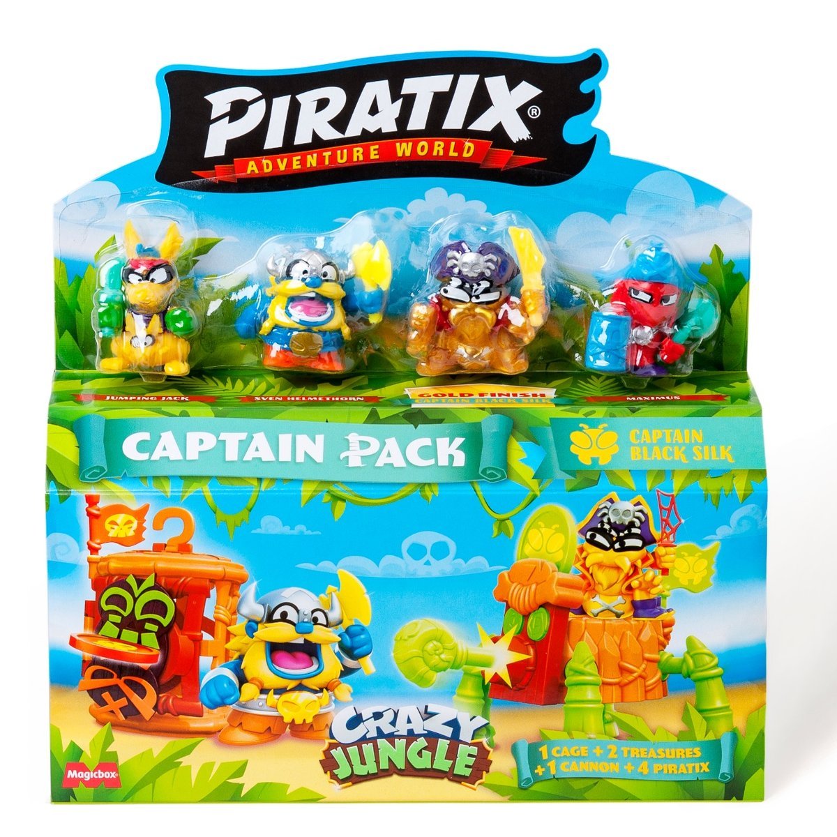 Piratix Crazy Jungle - Captain Pack Captain Black Silk