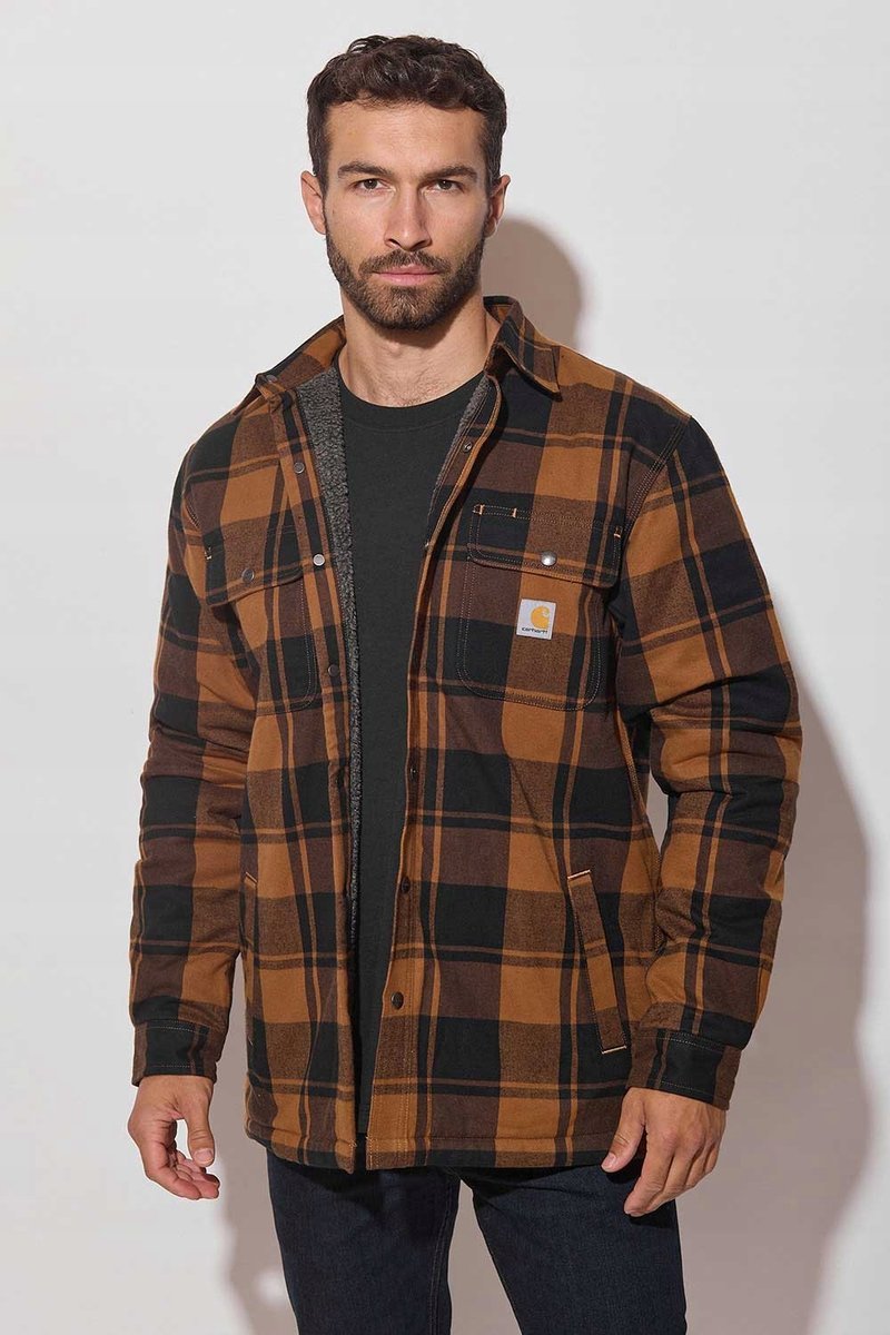 Koszula Wierzchnia Carhartt Heavyweight Flannel Sherpa