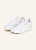 Sneakersy damskie - Reebok Męskie klasyczne skórzane sneakersy, Ftwr Biały Ftwr Biały Czysty szary 3, 39 EU - miniaturka - grafika 1