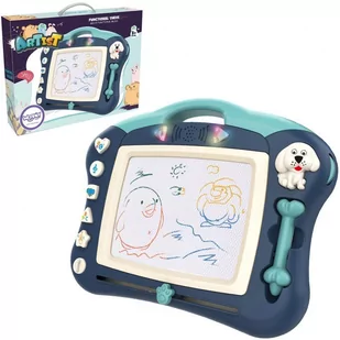 Znikopis Interaktywna Tablica Magnetyczna Tablet Graficzny Muzyka Swiatło Niebieski - Kredki, ołówki, pastele i pisaki - miniaturka - grafika 1
