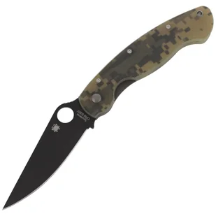 Nóż składany Spyderco Military G-10 Camo / Black Blade (C36GPCMOBK) - Noże - miniaturka - grafika 1