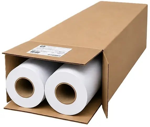 HP Papier Bright White Inkjet Paper, 914mm, 45 m, 90g/m2 - Multipack 2-roll A6DE6A