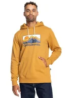 Bluzy męskie - Quiksilver QS Gradient Góry Bluza Męska Brązowa XS - miniaturka - grafika 1