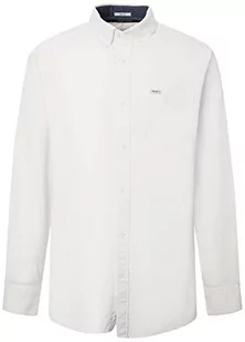Pepe Jeans Męska koszula Fabio, biała, M, biały, M - Koszule męskie - miniaturka - grafika 1