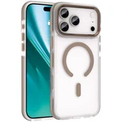 Etui i futerały do telefonów - Etui ETTERI Icy Mag do iPhone 17 Pro Złoto-przezroczysty - miniaturka - grafika 1