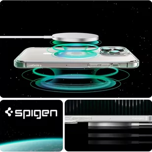 Etui do iPhone 15 Pro Max Spigen Ultra Hybrid MagFit do MagSafe obudowa ochronna na telefon White - Etui i futerały do telefonów - miniaturka - grafika 4