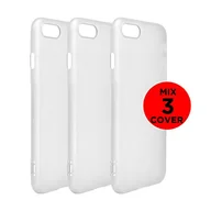 Etui i futerały do telefonów - Aiino 3X etui na telefon komórkowy Pack Z3RO Ultra Slim dla iPhone 7, iPhone 8 i iPhone SE (2020) Ochrona twarzy/tył TPU Anti-scratch. Przezroczysta kolorystyka - miniaturka - grafika 1