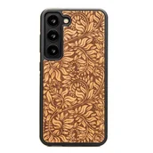 Etui i futerały do telefonów - Drewniane Etui Bewood Samsung Galaxy S23 LIŚCIE JABŁOŃ - miniaturka - grafika 1