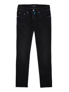 Spodnie męskie - Pierre Cardin Dżinsy - Regular fit - w kolorze czarnym - grafika 1