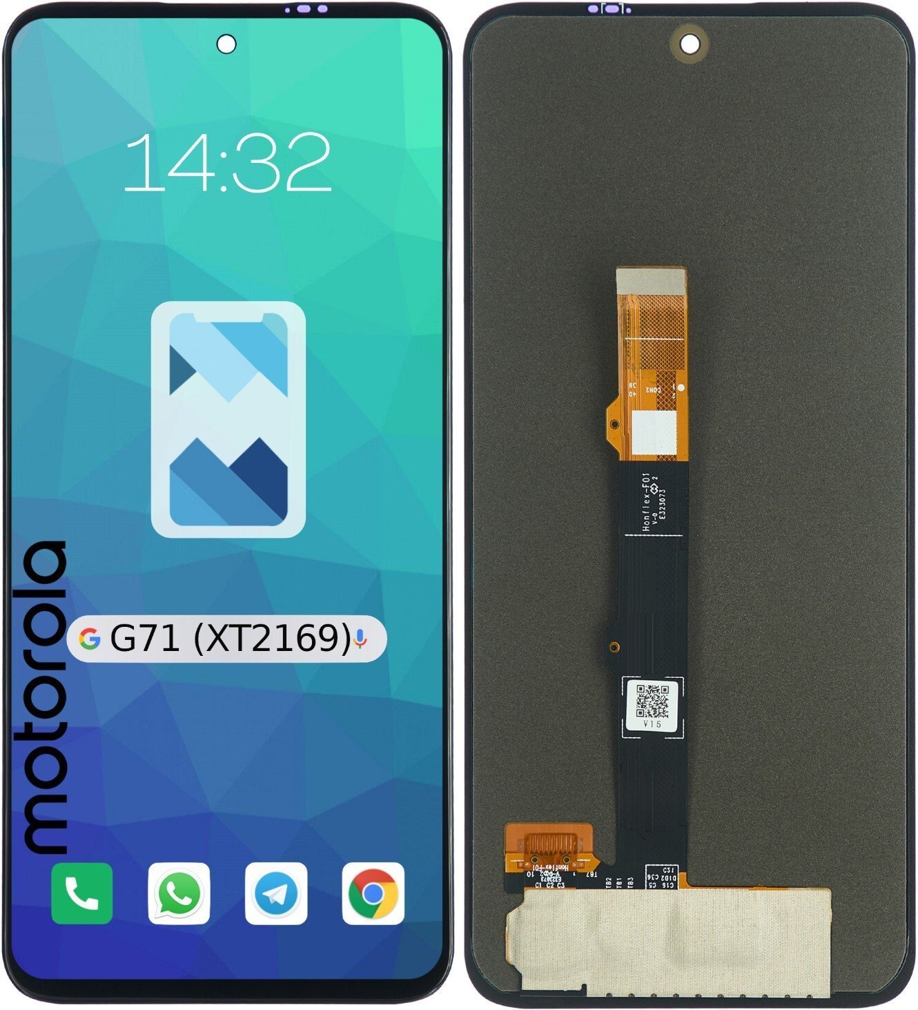Wyświetlacz LCD Ekran Szybka Dotyk do Motorola Moto G71 XT2169 OLED