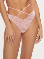 Majtki damskie - Hunkemöller Stringi Remi 300127 Różowy - miniaturka - grafika 1