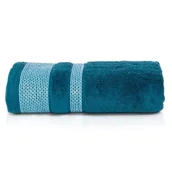 Ręczniki - Detexpol TOMASZ WŁODARCZYK Ręcznik Bawełniany 550 GSM Carlo C. Turkus 50x90 1212260 - miniaturka - grafika 1