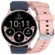 Smartwatch - Gravity GT1-7 PRO Granatowy, Różowy - miniaturka - grafika 1